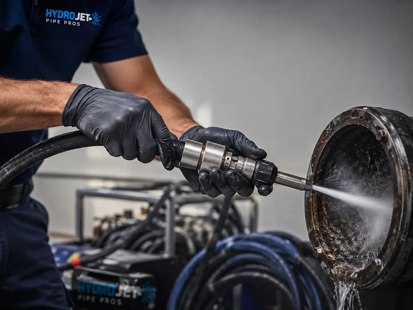 Hydro Jet Pipe Descaling in Cut Off, LA